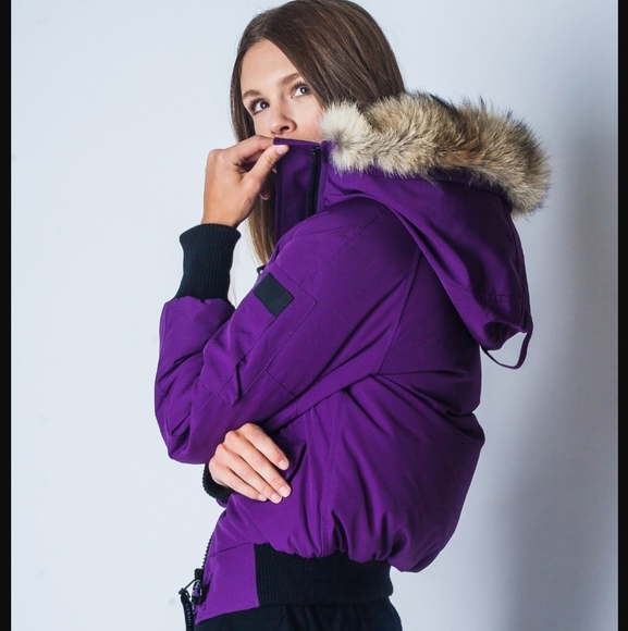 🌼SOLD🌼Canada Goose Chilliwack Bomber jacket size small, limited edition purple - Picture 4 of 15